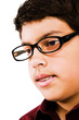 Photo: Boy Wearing Eyeglasses And Thinking Boy Wearing Eyeglasses And Thinking