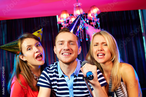 Photo: In karaoke bar In karaoke bar