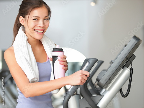 Photo: Gym woman fitness workout Gym woman fitness workout