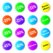 Étiquettes soldes.