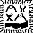Hände Silhouetten