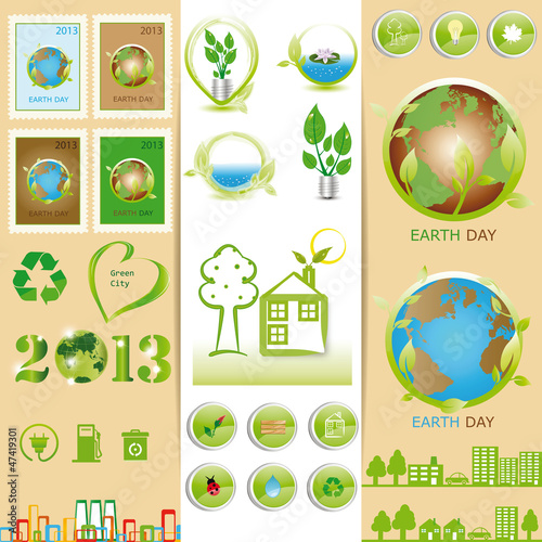 Vector: Ecology sets Ecology sets