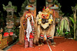 Beasts in Barong and Keris dance performed in Bali, Indonesia.