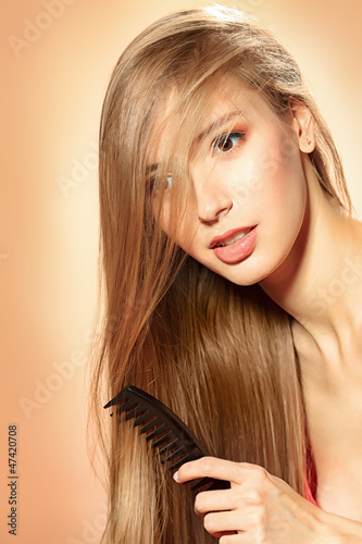 Photo: combing combing