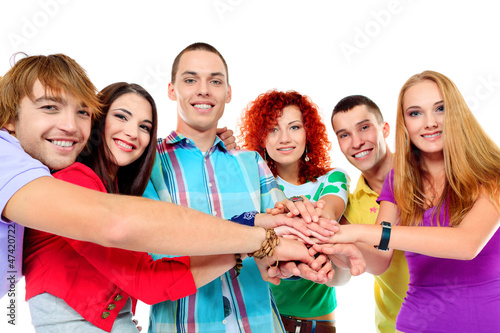Photo: friends handshake friends handshake