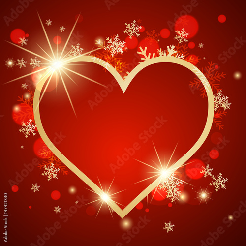 Vector: Nice abstract background with hearts Nice abstract background with hearts