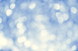 Lights on blue background