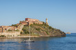 Festung, Hafeneinfahrt, Historisches Portoferraio, Elba, Italien