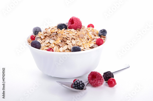 Photo: bowl of muesli bowl of muesli