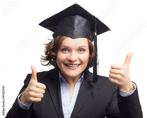 Photo: Happy Graduated Woman Happy Graduated Woman