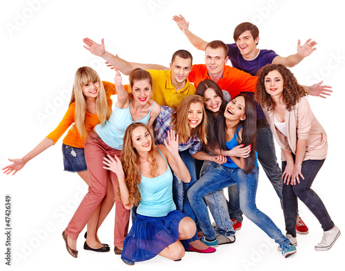 Photo: Group sport fan cheer for. Group sport fan cheer for.
