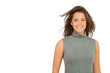 girl on white background