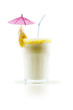 Photo: milk shake isolated on white background milk shake isolated on white background