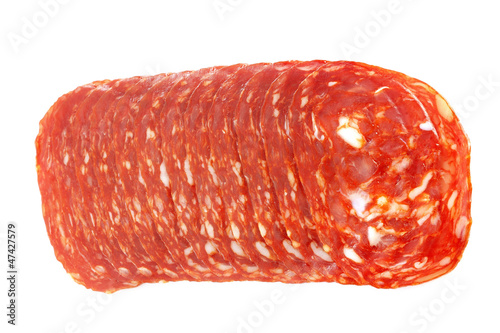 Photo: slices of chorizo slices of chorizo