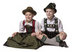 zwei Allgäuer Kinder in Tracht