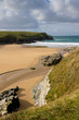 Porth Joke beach next to Crantock Cornwall England