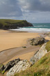 Porth Joke beach next to Crantock Cornwall England
