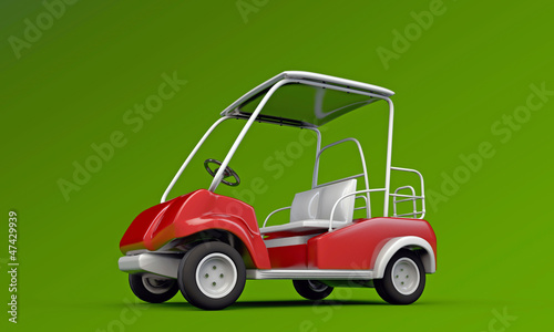 Illustration: golf cart golf cart