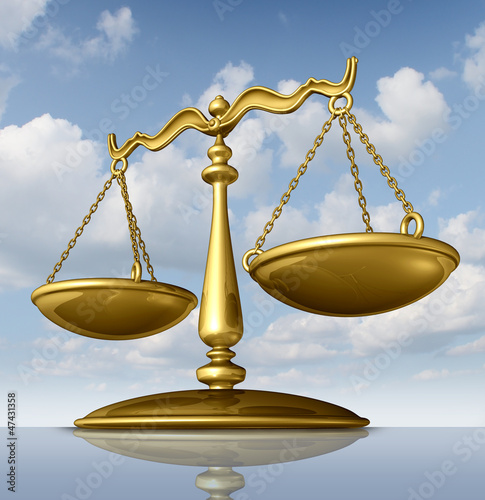 Illustration: Justice Scale Justice Scale