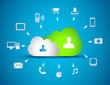 Cloud Computing concept background