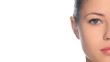 Video: Beautiful girl, half-face, expressive eyes Beautiful girl, half-face, expressive eyes