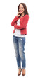 Attractive woman smiling