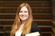Young Red Head Female Student