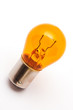 Orange light bulb