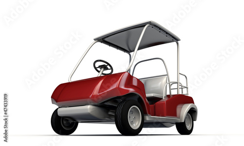 Illustration: golf cart golf cart