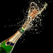 Celebration theme with splashing champagne