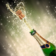  Celebration theme with splashing champagne