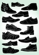 Men's Shoes Hand Drawn