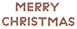 Merry Christmas 2013 made of beans coffee