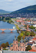Blick über barockes Miltenberg mit Mainbrücke