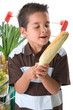 Photo: Little enjoying corn on the cob Little enjoying corn on the cob