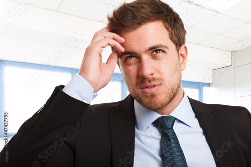 Photo: Pensive businessman Pensive businessman