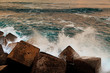 Waves Breaking on an Abstract Dike