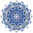 Circle ornament, ornamental round lace