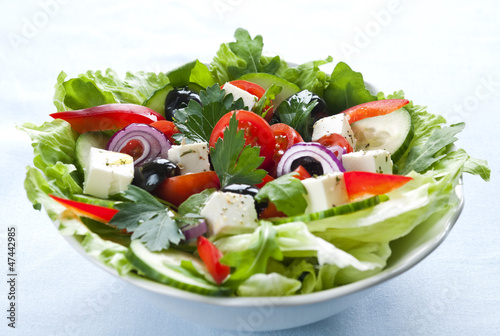 Photo: Greek salad Greek salad