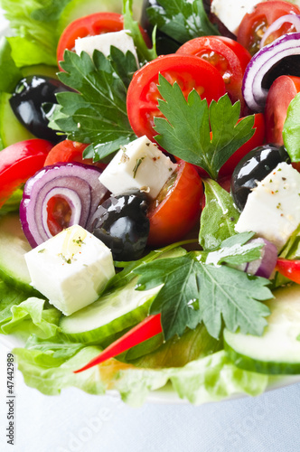 Photo: Greek salad Greek salad