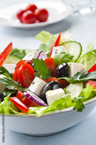 Photo: Greek salad Greek salad