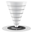 Vector conversion or sales funnel - customizable
