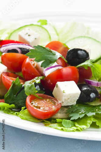 Photo: Greek salad Greek salad