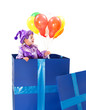 Photo: Harlequin with balloons Harlequin with balloons