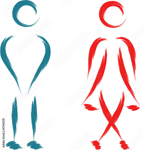 Vector: funny abstract toilet symbol vector funny abstract toilet symbol vector