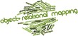 Word cloud for Object-relational mapping