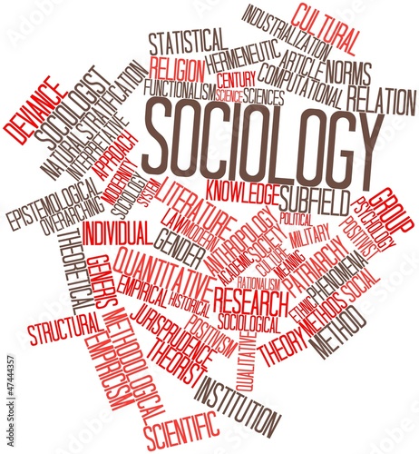 Illustration: Word cloud for Sociology Word cloud for Sociology