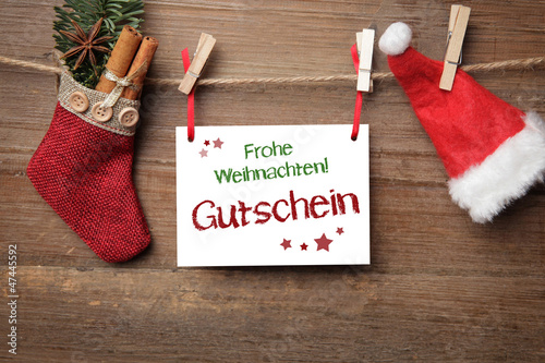 Photo: Gutschein zu Weihnachten Gutschein zu Weihnachten