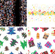 Set seamless backgrounds
