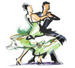 Illustration: Social dancing04 Social dancing04